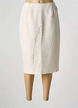 Fustă midi bej GUY DUBOUIS femeie