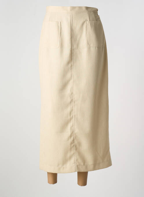 Fustă lungă bej SARAH B femeie