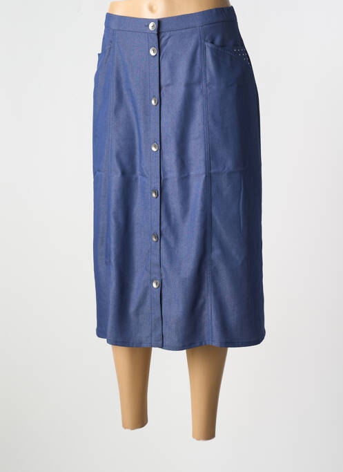 Fustă midi albastru FRANCE RIVOIRE femeie