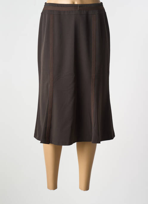 Fustă midi maro FRANCE RIVOIRE femeie