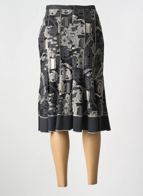 Fustă midi gri FRANCE RIVOIRE femeie