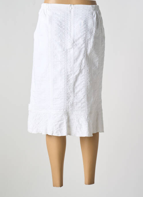 Fustă midi alb FRANCE RIVOIRE femeie