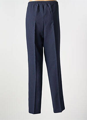 Pantalon drept talie elastică albastru FRANCE RIVOIRE femeie