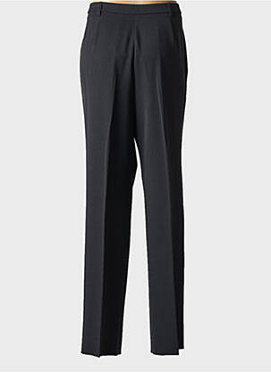Pantalon drept închidere cu fermoar sub clapetă cu nasturi negru KARTING femeie