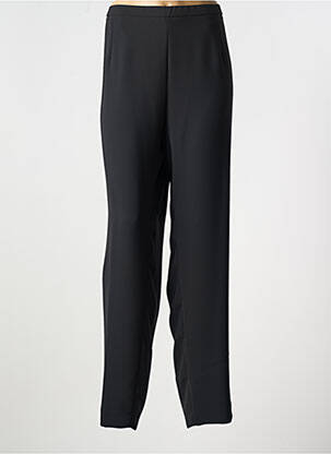 Pantalon drept talie elastică negru FRANCE RIVOIRE femeie