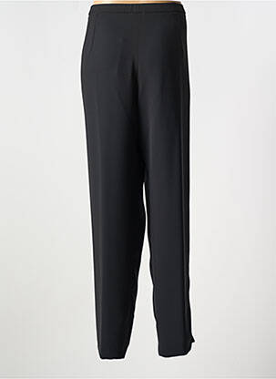 Pantalon drept talie elastică negru FRANCE RIVOIRE femeie