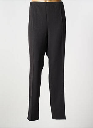 Pantalon drept talie elastică negru FRANCE RIVOIRE femeie