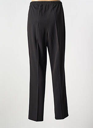 Pantalon drept talie elastică negru FRANCE RIVOIRE femeie
