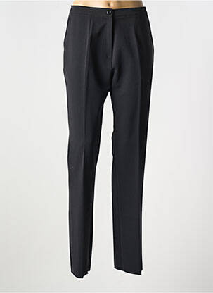 Pantalon drept talie elastică negru GRIFFON femeie