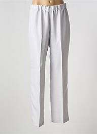 Pantalon drept talie elastică gri FRANCE RIVOIRE femme