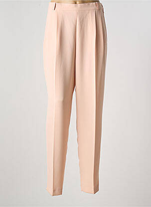 Pantalon drept talie elastică roz SARAH B femeie