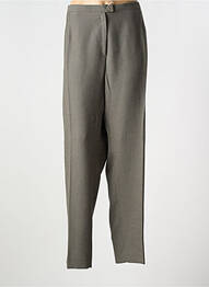 Pantalon drept talie elastică verde IMPULSION femme