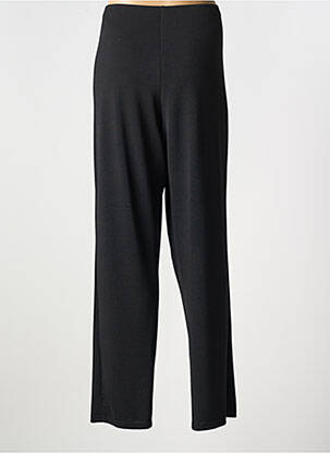 Pantalon drept talie elastică negru FRANCE RIVOIRE femeie