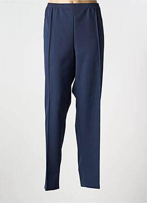 Pantalon drept talie elastică albastru GRIFFON femeie