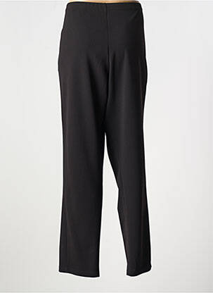 Pantalon drept talie elastică negru FRANCE RIVOIRE femeie