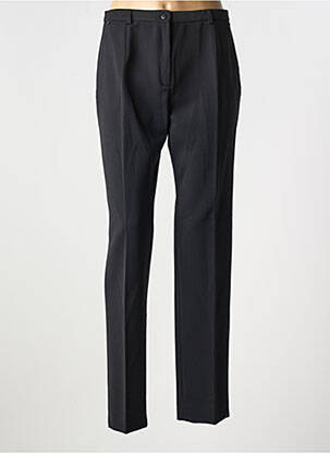 Pantalon drept talie elastică negru FRANCE RIVOIRE femeie