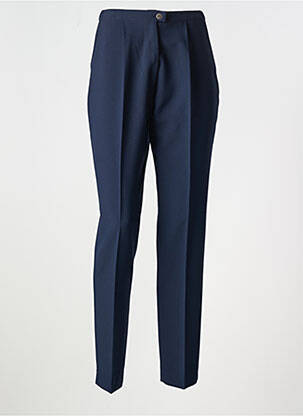 Pantalon drept albastru FRANCE RIVOIRE femeie