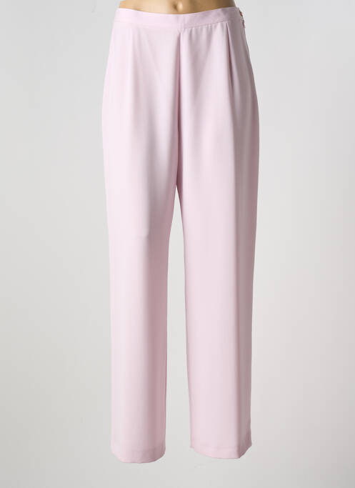 Pantalon drept roz SARAH B femeie