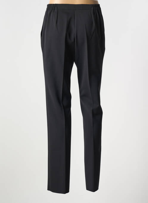 Pantalon drept închidere cu fermoar sub clapetă cu nasturi negru GRIFFON femme