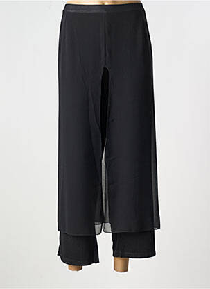 Pantalon 7/8 talie elastică mărime normală negru FRANCE RIVOIRE femeie