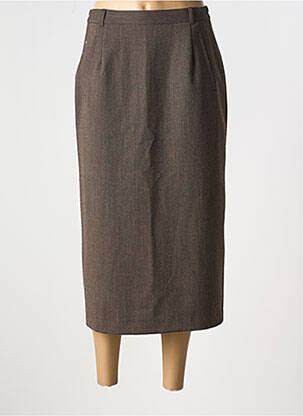 Fustă midi maro PAUSE CAFE femeie