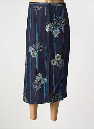 Fustă midi albastru FRANCE RIVOIRE femeie