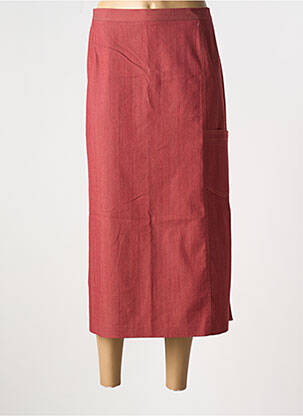 Fustă midi roșu FRANCE RIVOIRE femeie
