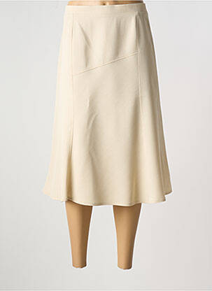 Fustă midi bej GRIFFON femeie