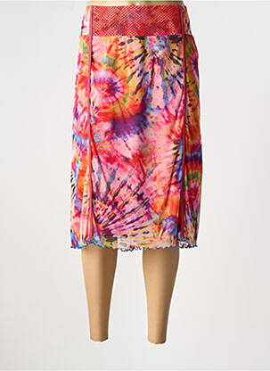 Fustă midi roz FRANCE RIVOIRE femeie