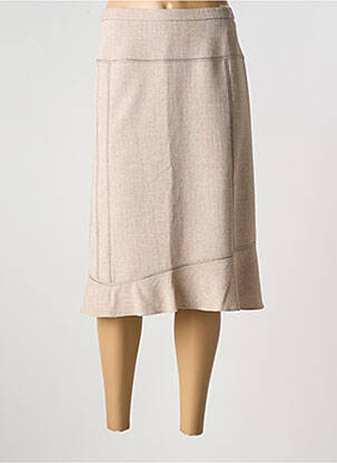Fustă midi bej FRANCE RIVOIRE femeie