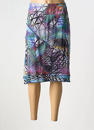 Fustă midi albastru FRANCE RIVOIRE femeie