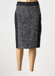 Fustă midi elasticitate negru GRIFFON femme