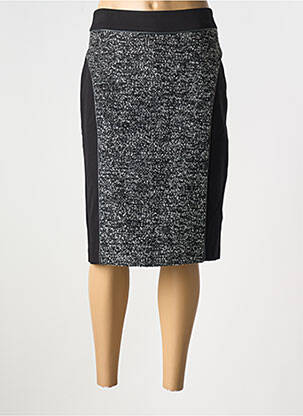 Fustă midi negru GRIFFON femeie