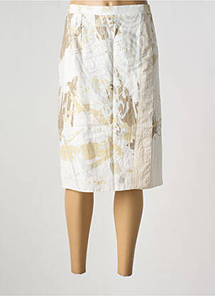 Fustă midi bej GRIFFON femeie