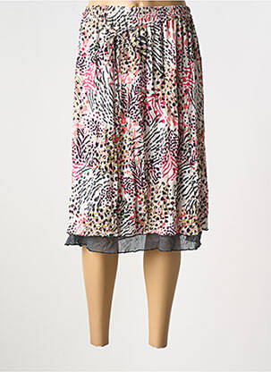 Fustă midi roz GRIFFON femeie