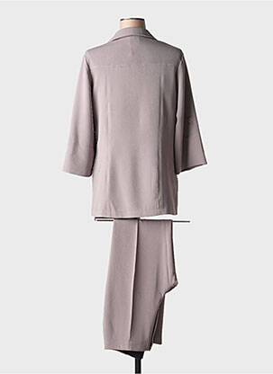 Set pantaloni croială dreaptă bej FRANCE RIVOIRE femeie