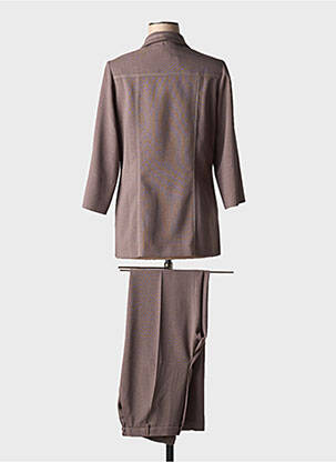 Set pantaloni croială dreaptă maro FRANCE RIVOIRE femeie