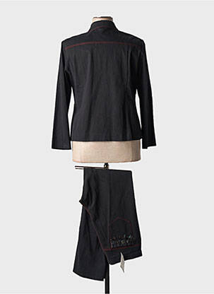 Set pantaloni închidere cu nasturi pe partea din față negru GUITARD femeie