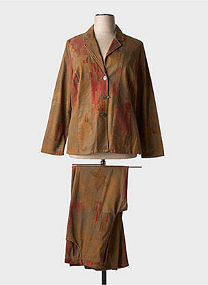 Set pantaloni maro FRANCE RIVOIRE femeie