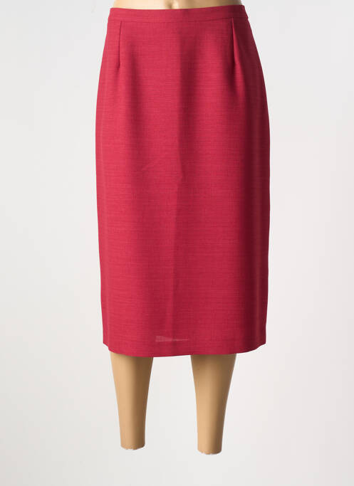 Fustă midi roșu FRANCE RIVOIRE femeie