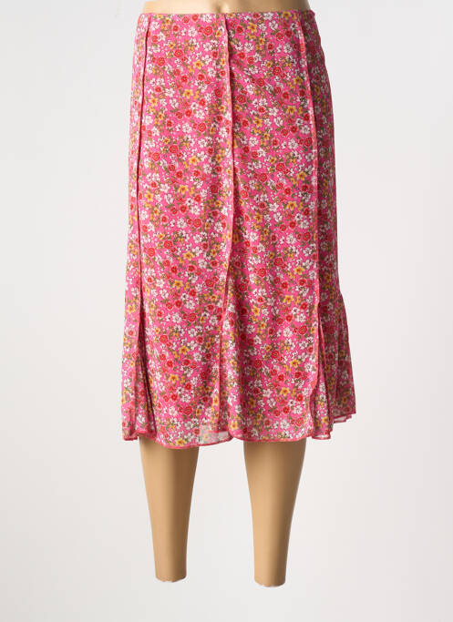 Fustă midi roz GRIFFON femeie