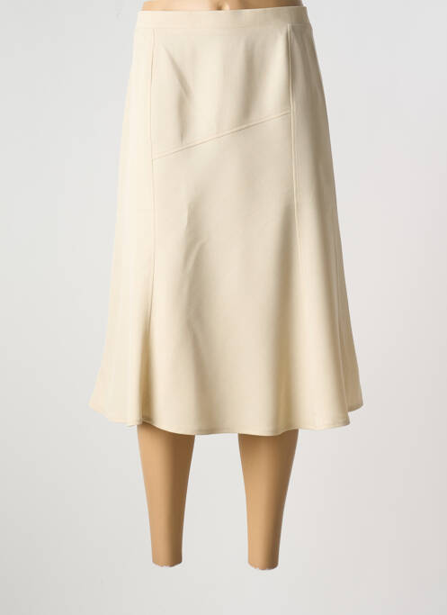 Fustă midi bej GRIFFON femeie