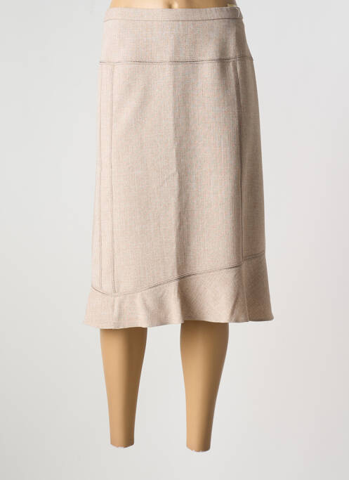 Fustă midi bej FRANCE RIVOIRE femeie
