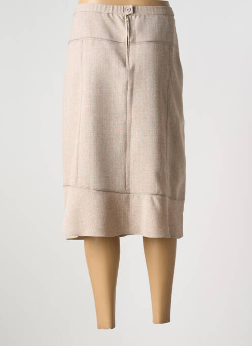 Fustă midi bej FRANCE RIVOIRE femeie