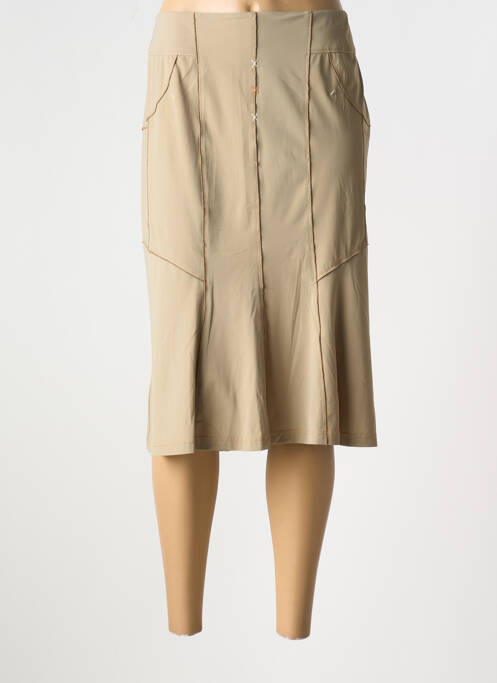 Fustă midi bej FRANCE RIVOIRE femeie