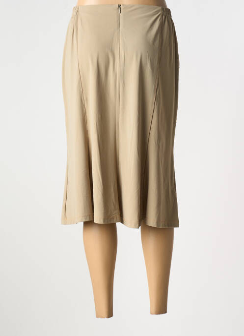 Fustă midi bej FRANCE RIVOIRE femeie