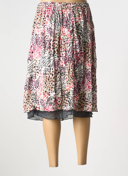 Fustă midi roz GRIFFON femeie