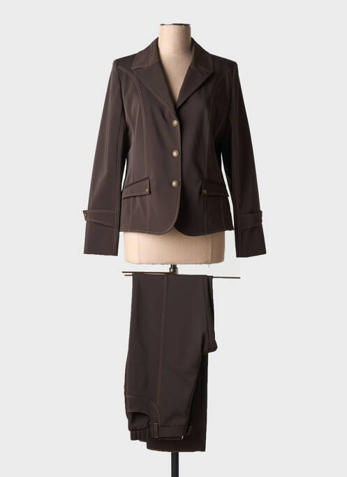 Set pantaloni maro K'TENDANCES femeie