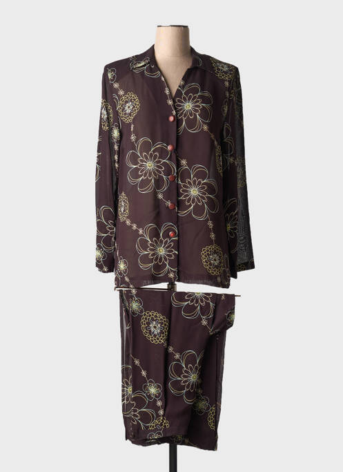 Set pantaloni maro FRANCE RIVOIRE femeie