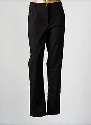 Pantalon slim țesătură poplin mărime normală negru BETTY BARCLAY femeie